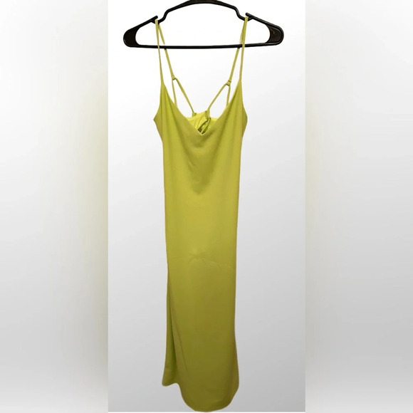 bebe Crepe Midi Dress NWT  Size M - Picture 2 of 9